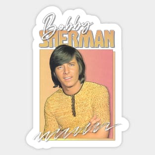 Bobby Sherman // Retro 1970s Aesthetic Fan Design Sticker